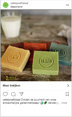 vallei proef lokaal Facebook funnel Melkgeitenzeep