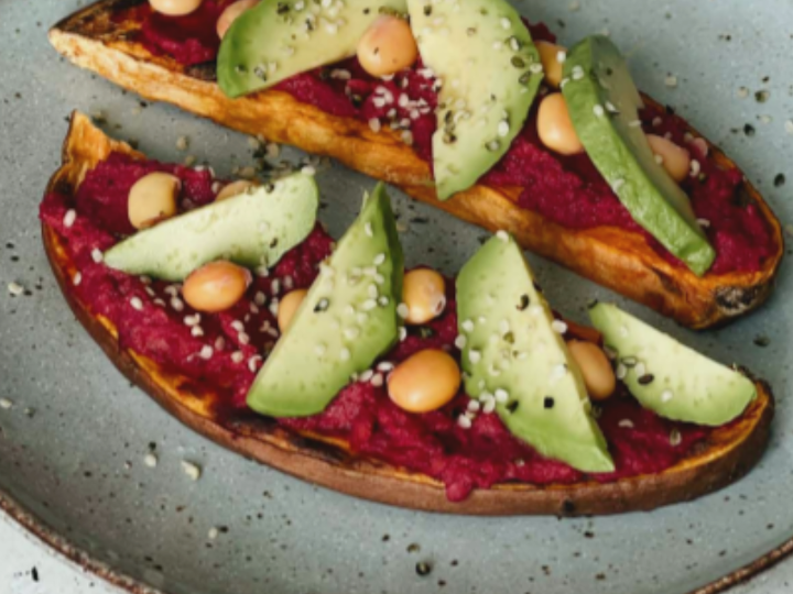 Zoete aardappeltoast